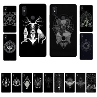 maiyaca occult witchcraft moon gothic witch phone case for xiaomi mi 8 9 10 lite pro 9se 5 6 x max 2 3 mix2s f1