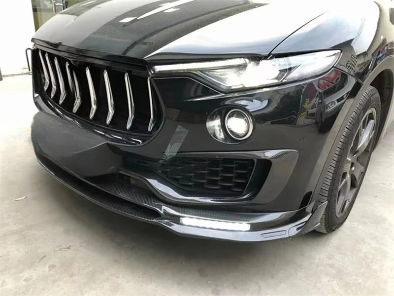 Фото Комплект карбонового аэродинамического обвеса MS Style для Maserati Levante, карбоновый комплект кузова для Levante 2017-2021, комплект спойлеров, автозапчасти №5
