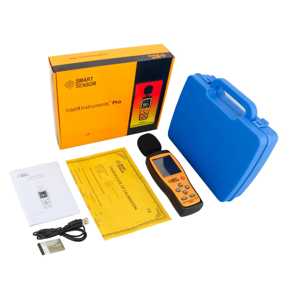 Цифровой измеритель уровня звука децибел аудиотестер 30 ~ 130 дБА цветной