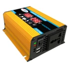 Автомобильный инвертор 4000 Вт мощность 12 В постоянного тока в 110 В переменного тока220 В двойной USB-адаптер для зарядки конвертер с ЖК-дисплеем SP4000 инвертор мощности