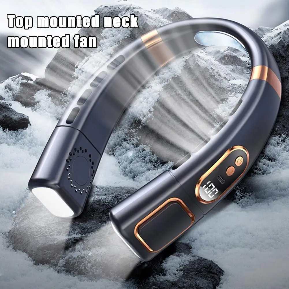 

Портативный подвесной шейный вентилятор с быстрой зарядкой от USB-порта