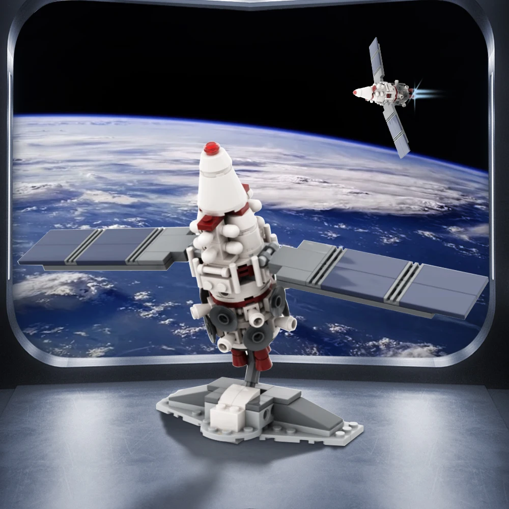 

Moc Satellite Building Blocks BOT-23001 Space Model Bricks Sets of Educational Toys Gift for Kids Birthday DIY Toy