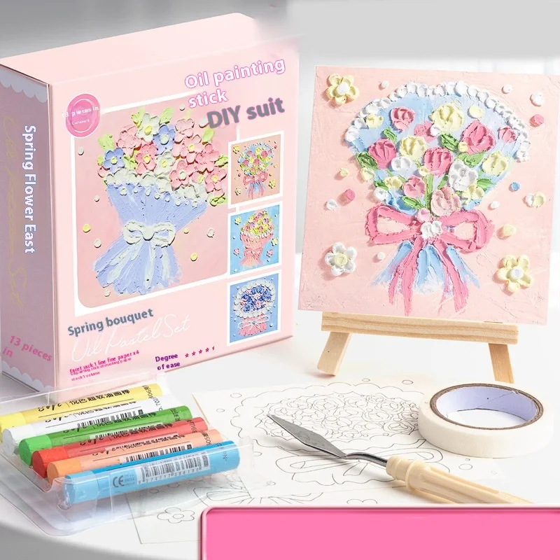 Картина маслом Стик для рисования набор инструментов Рисование учеников сделай