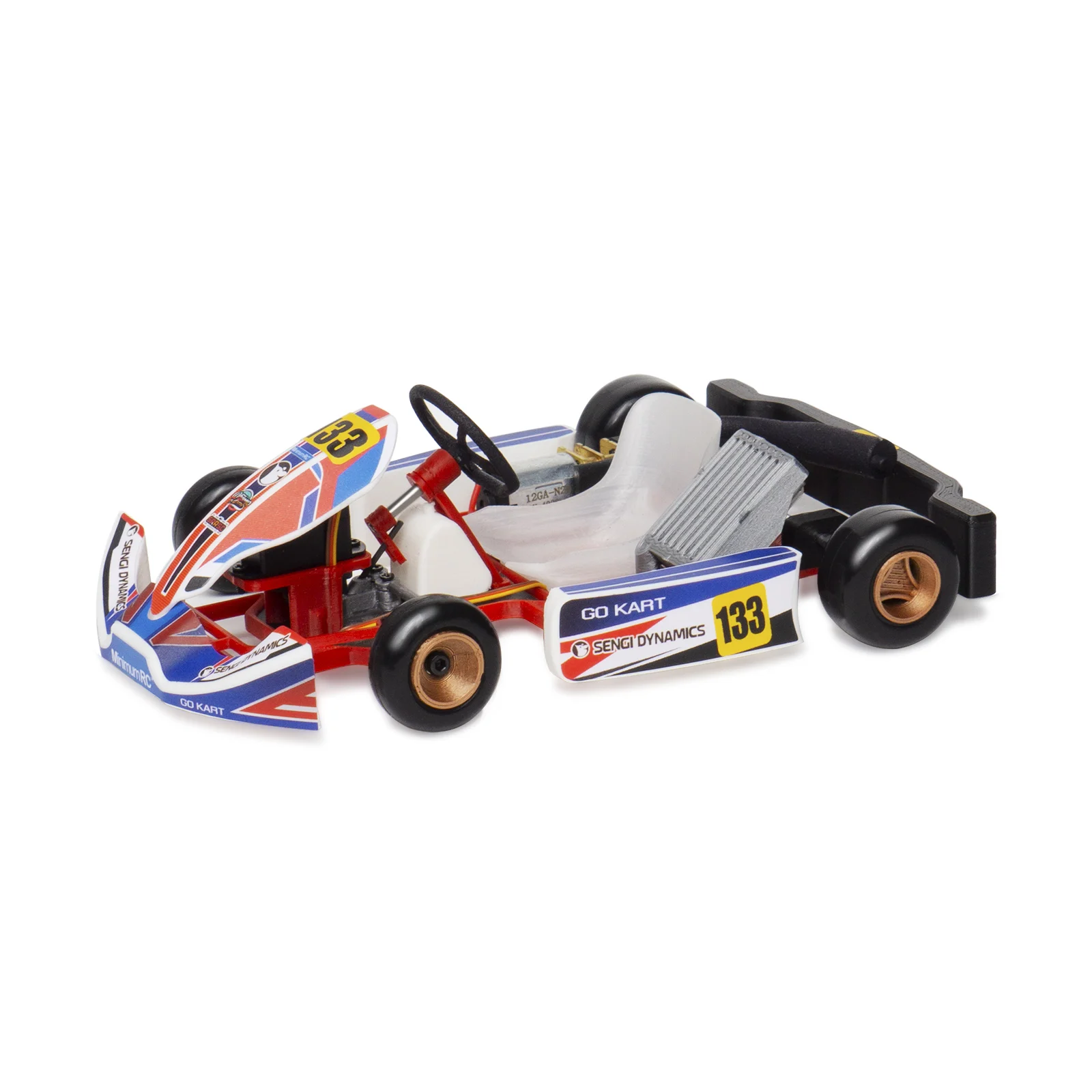 Фото Минимальный радиоуправляемый Sengi KART-80 в сборе, радиоуправляемый пульт дистанционного управления, микромасштаб, радиоуправляемый автомобиль, имитация картинга, комплект PNP для детей №2