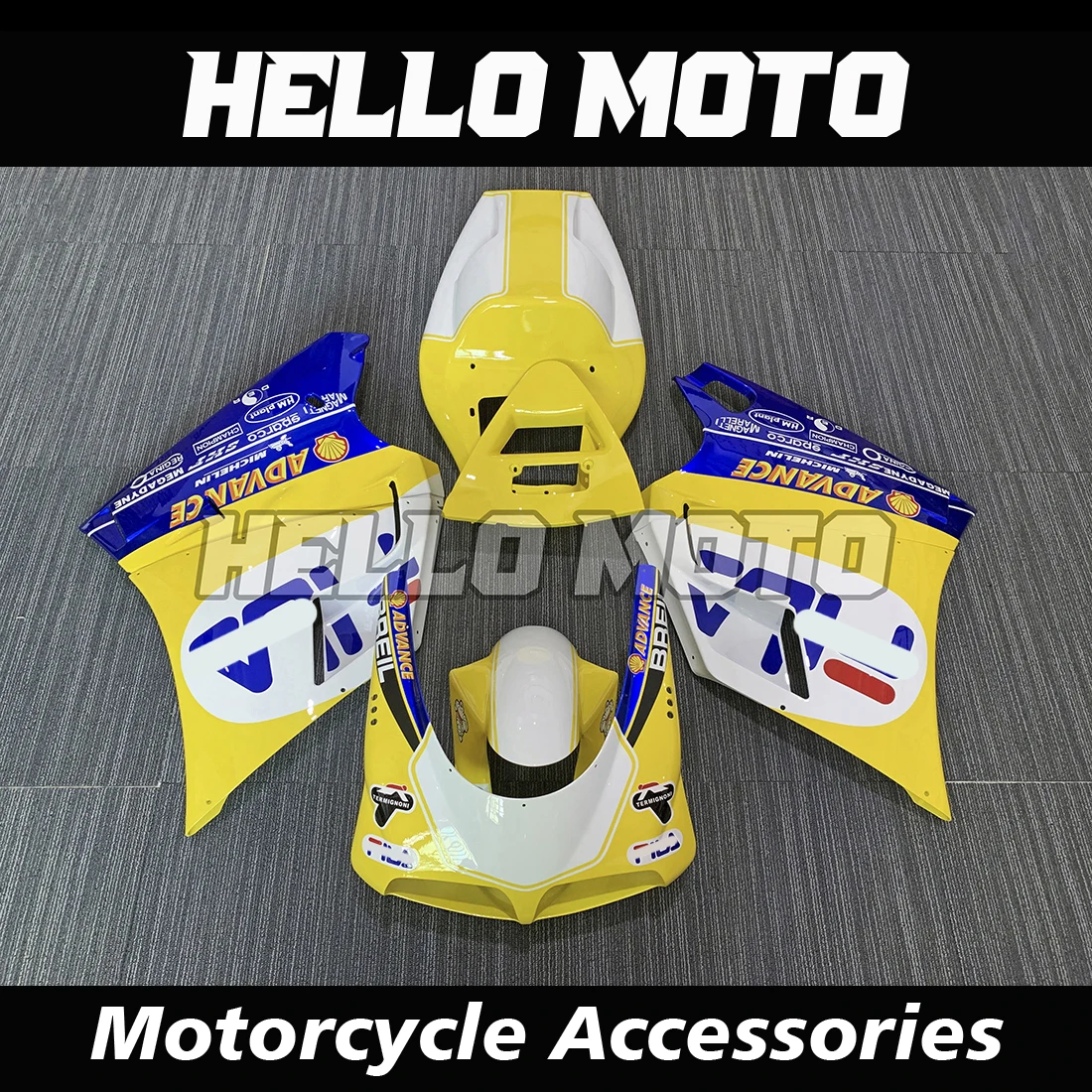 

New ABS Injection Molding Fairings Kits Fit For DUCATI 748 916 996 998 1994-2002 Bodywork Set