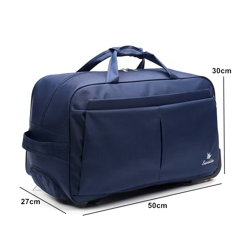 Gym Bag For Men Travel Luggage Clothing Suitcase With Wheels Large Folding Leisure Fitness Handbag Weekend Bolsas Women's Sports