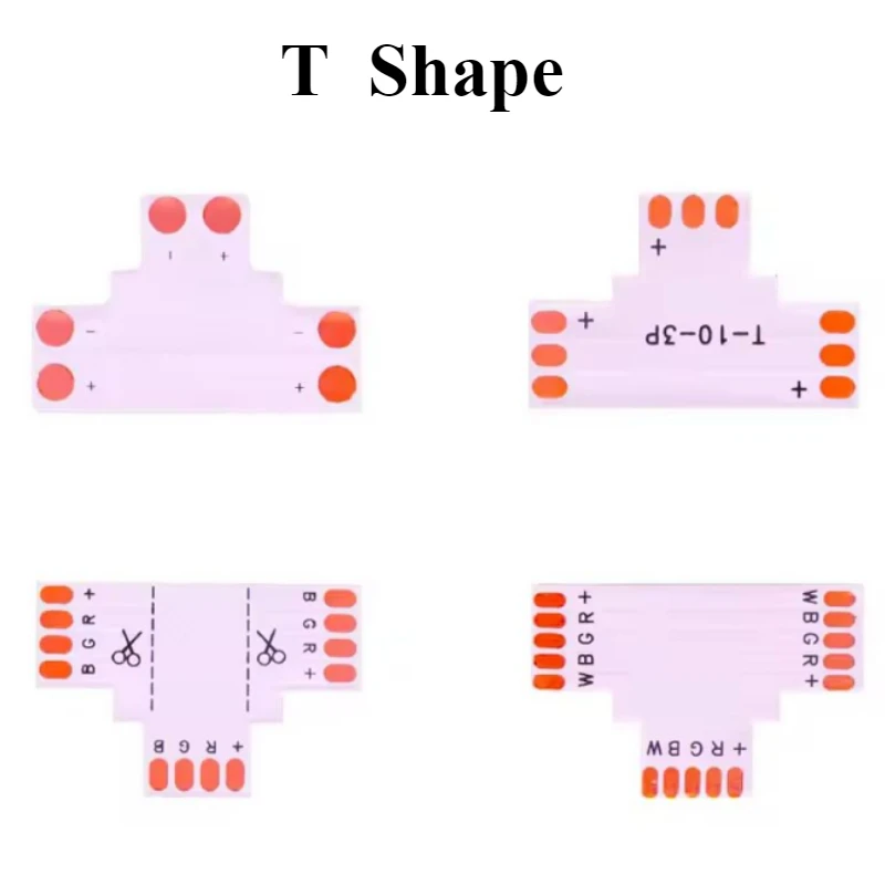 Разъем для светодиодной печатной платы 2-контактный 3-контактный 4-контактный