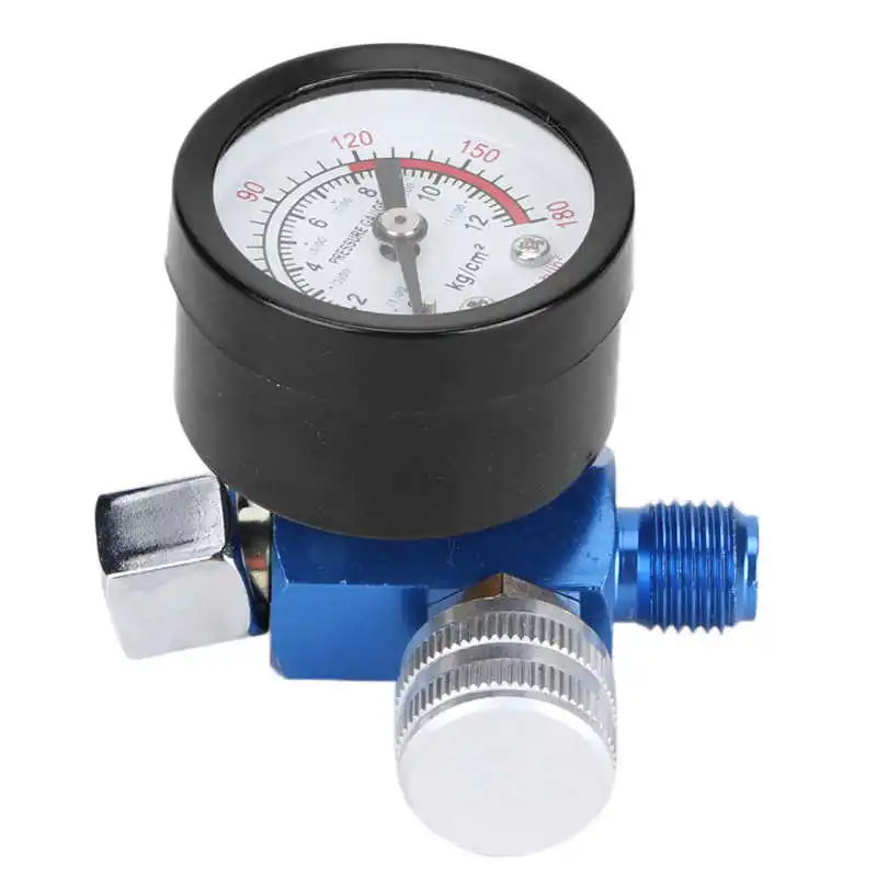 

Pressure Regulator Gauge Aluminium Alloy Adjustable Spray Gun Tool G1/4