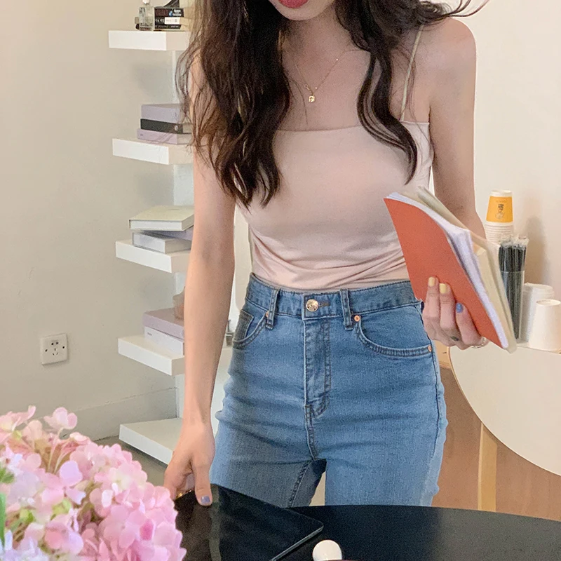 Майка женская в Корейском стиле 6 цветов 2022 |