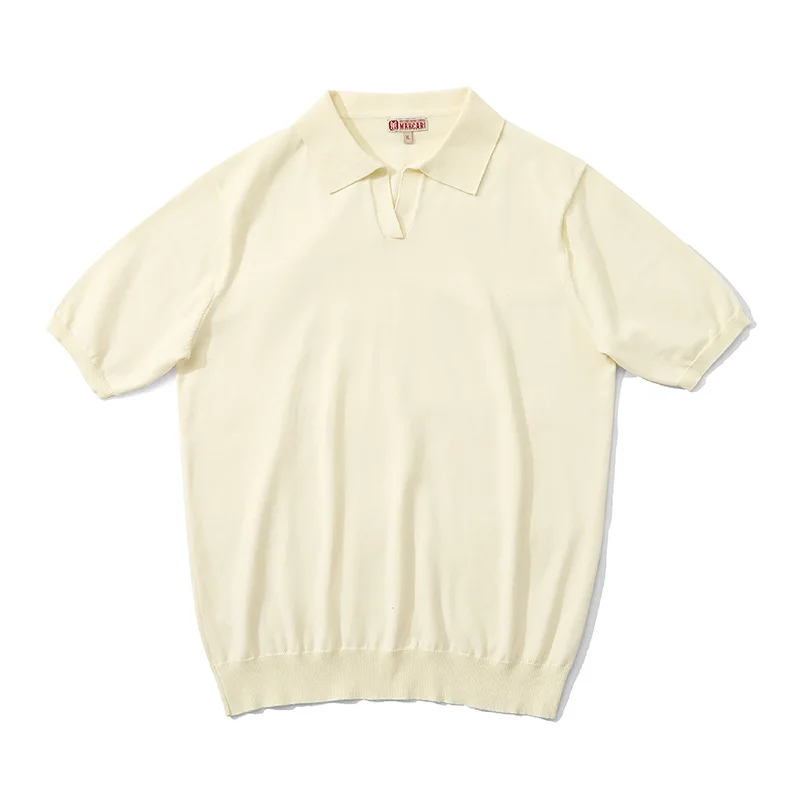 

Men's Polo Shirt Short Sleeves V-Neck Classic Elegant Summer Menswear