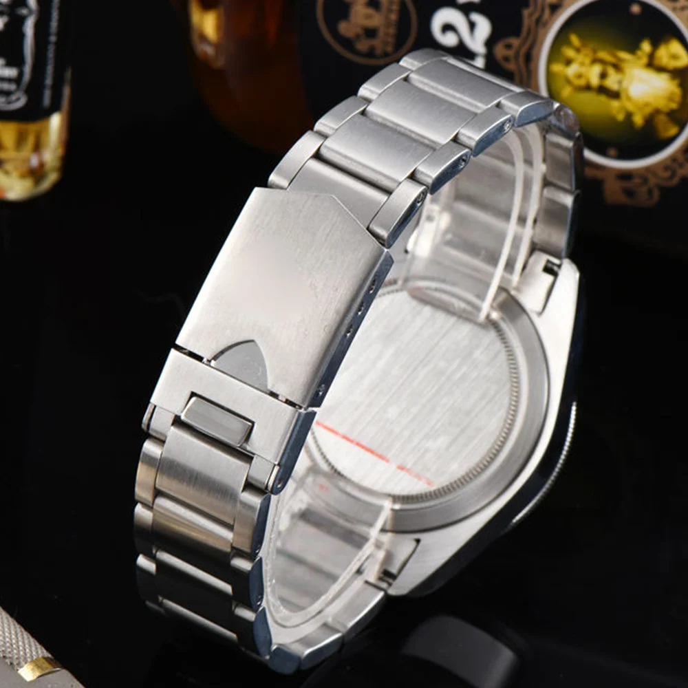 Часы мужские механические водонепроницаемые с сапфировым стеклом 41 мм