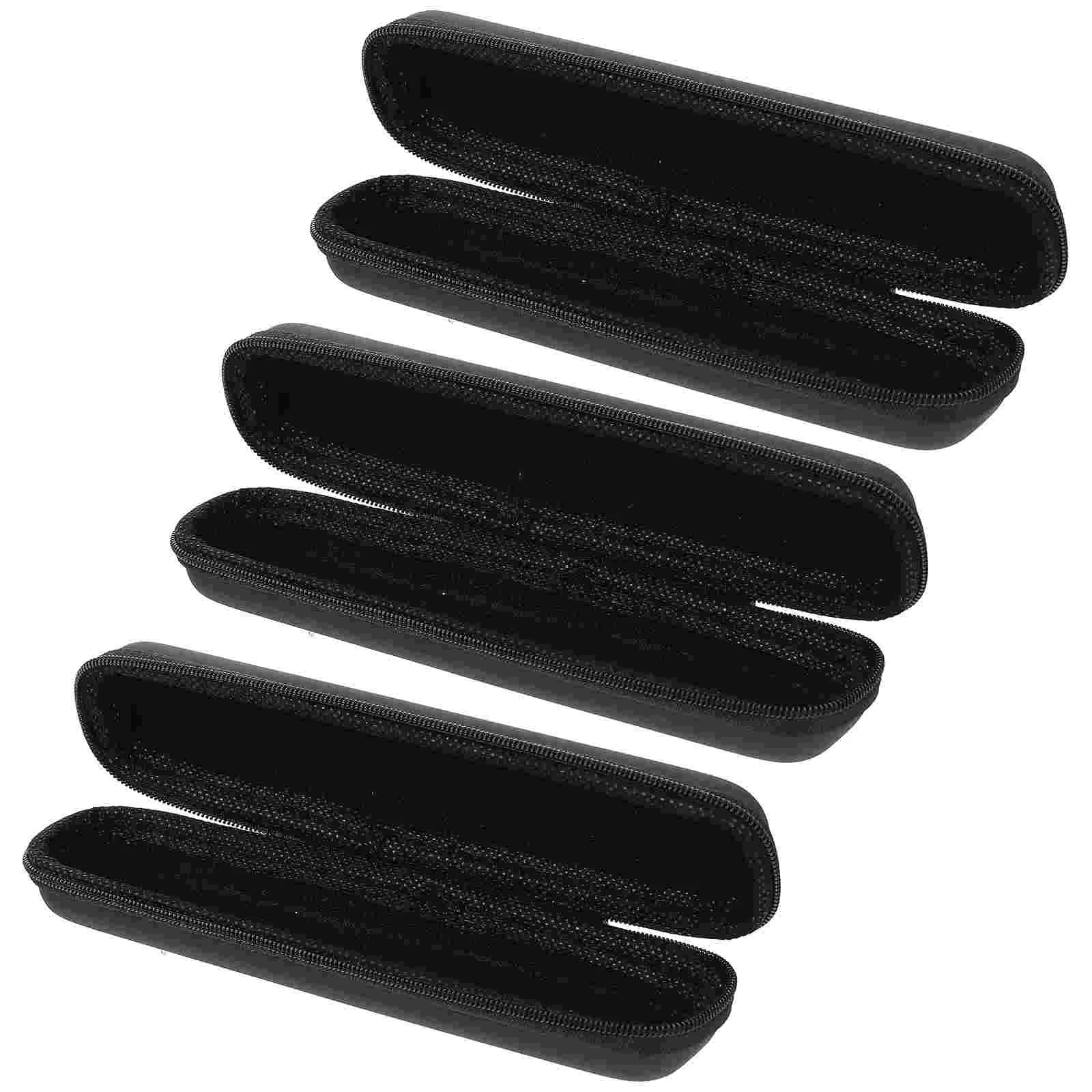 

3 Pcs Eyebrow Harmonica Storage Bag Foam Cover Sleeve Polyester Carrying