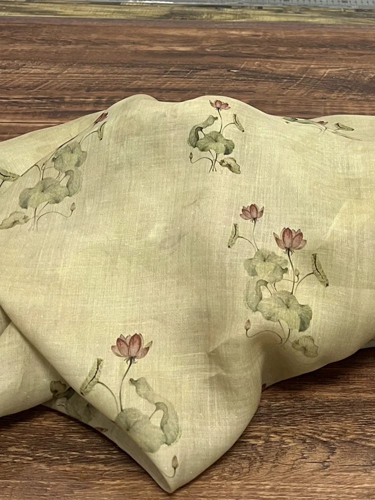 Новый китайский стиль Ретро Национальный Улучшенный Ципао рубашка дзен печатная