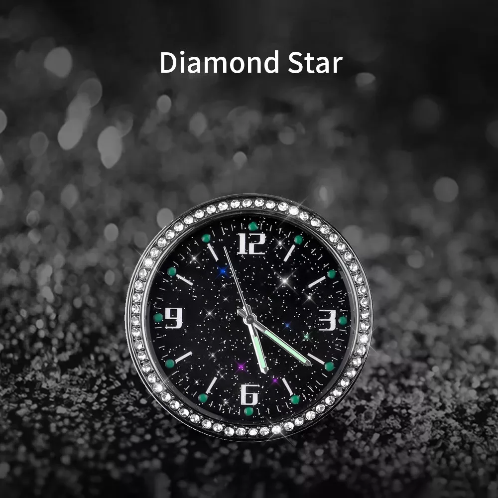 

Car Clock Luminous Auto Gauge Clock Mini Car Air Vent Quartz Clock with clip Auto air outlet Watch Car styling Auto Ornament