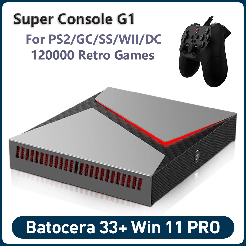 Super Console X G1 PC Game Console with 120000 Games for PS3/PS2/WII/WIIU/SS with Nvidia GTX1650 Win 11 Pro And Batocera 33