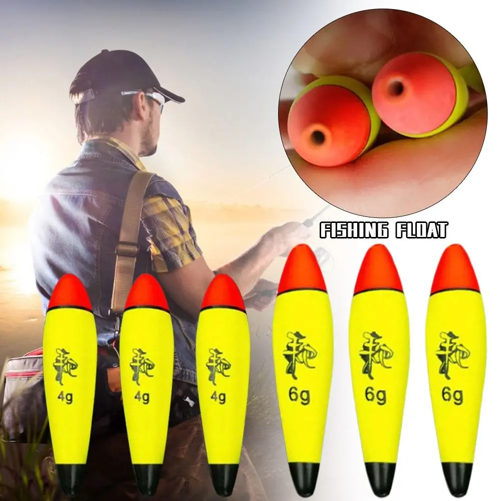 

3pcs 4g/6g EVA Fishing Float For Beach Fishing Rockfishing Non Water-absorption Far Casting Durale Fishing Float