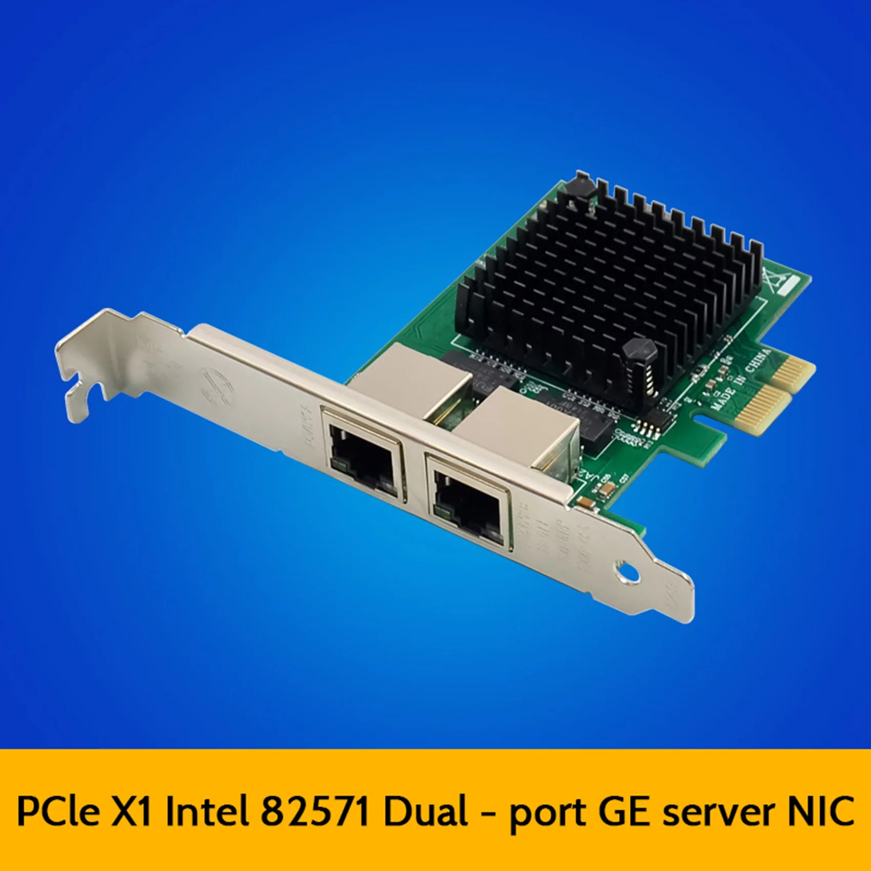 

PCIE X1 82571 гигабитная Серверная сетевая карта PCIE Ethernet Сетевая карта с двумя портами RJ45 Ethernet адаптер