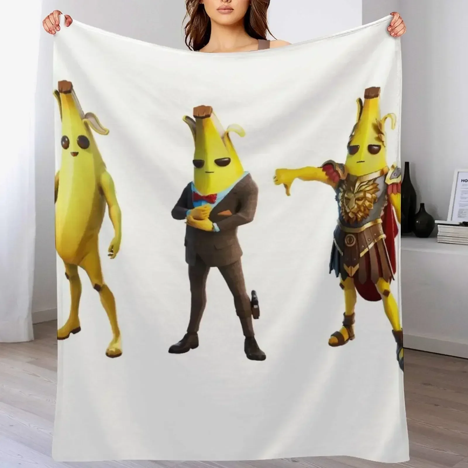 Одеяло с игровыми персонажами Banana Peely плюшевые одеяла для кровати среда