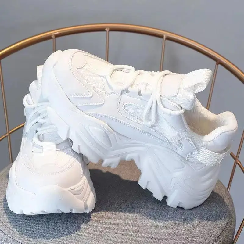 Summer white women's shoes 2023 female vulcanized shoes thick bottom casual shoes