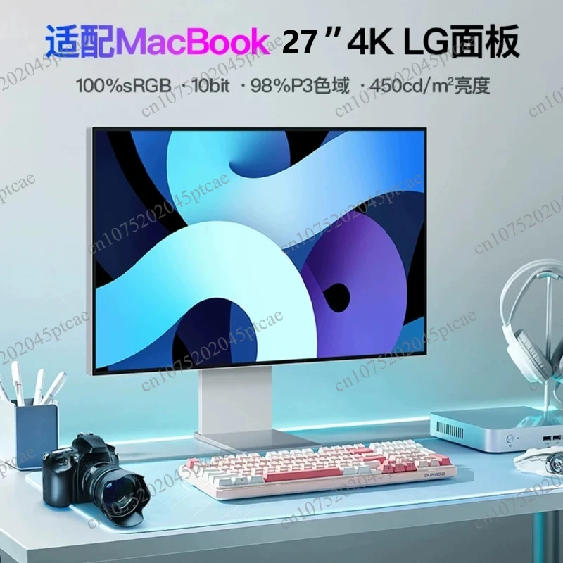 Фото 4K-дисплей 27 дюймов, экран Nano IPS, внешний профессиональный дизайн для ноутбуков, крепление Mac Clip Type-C №1