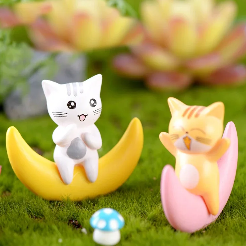 1 шт. мультяшный медведь кошка кролик луна модель гипноза маленькая статуэтка