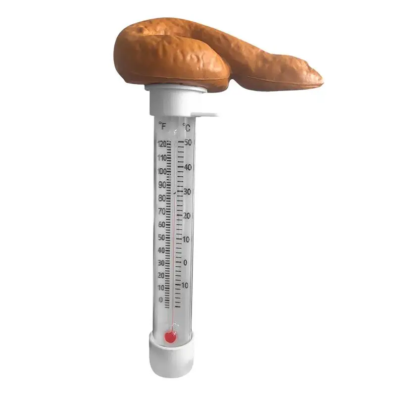 

Swimming Pool Thermometer Funny Floating Poop Shaped Prank Water Temperature Bathtub Pool Floating Thermometer For Swimming Pool
