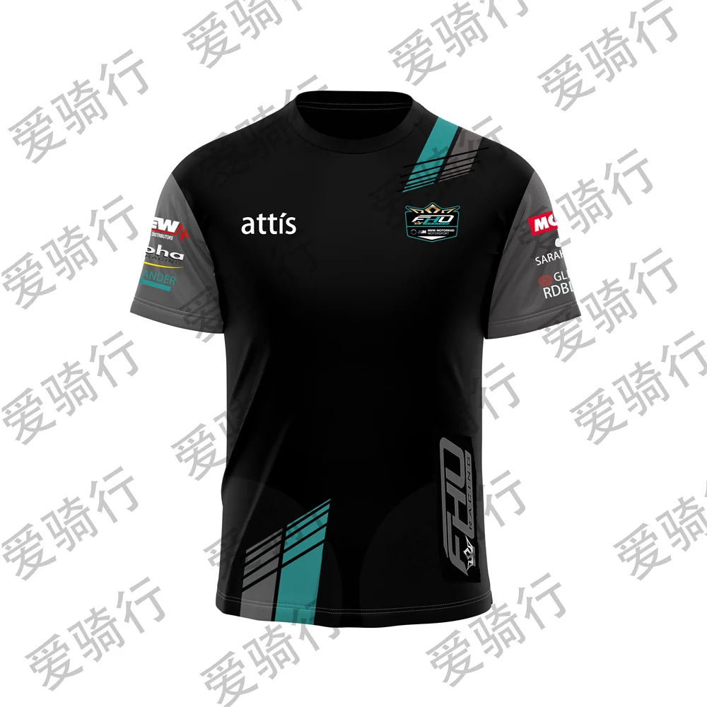 

Летняя футболка для езды на мотоцикле FHO Racing, модель 2022 года, подходит для любого фаната