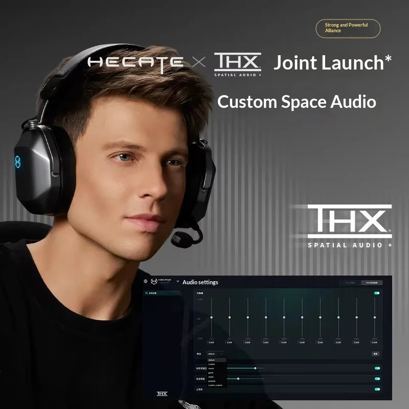 Новые беспроводные полноразмерные наушники Edifier G5 Max для настольного компьютера, 2.4G, новые игровые наушники с четырьмя режимами для FPS, подарки (art.: 3920d9396b381) - 3920d9396b381