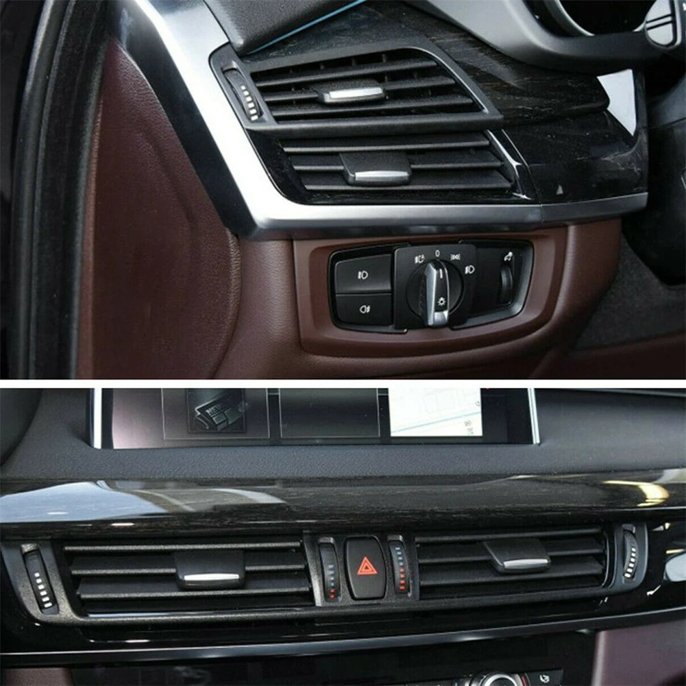 

1pc Air Conditioning Air Outlet Pick Trim Strip Chrome For X5 X6 F15 F85 F16 F86 X5M X6M A/C Vent Outlet Paddle Trim Strip