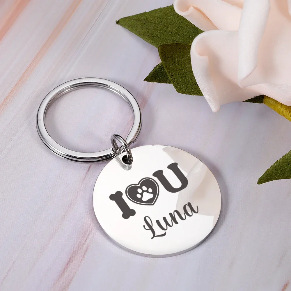 

Personalized Dog ID Tag Free Engraving Dogs Cats Kitten ID Tag Collar Anti-lost Pet Name Tags Plates Nameplate Pendant for Dog