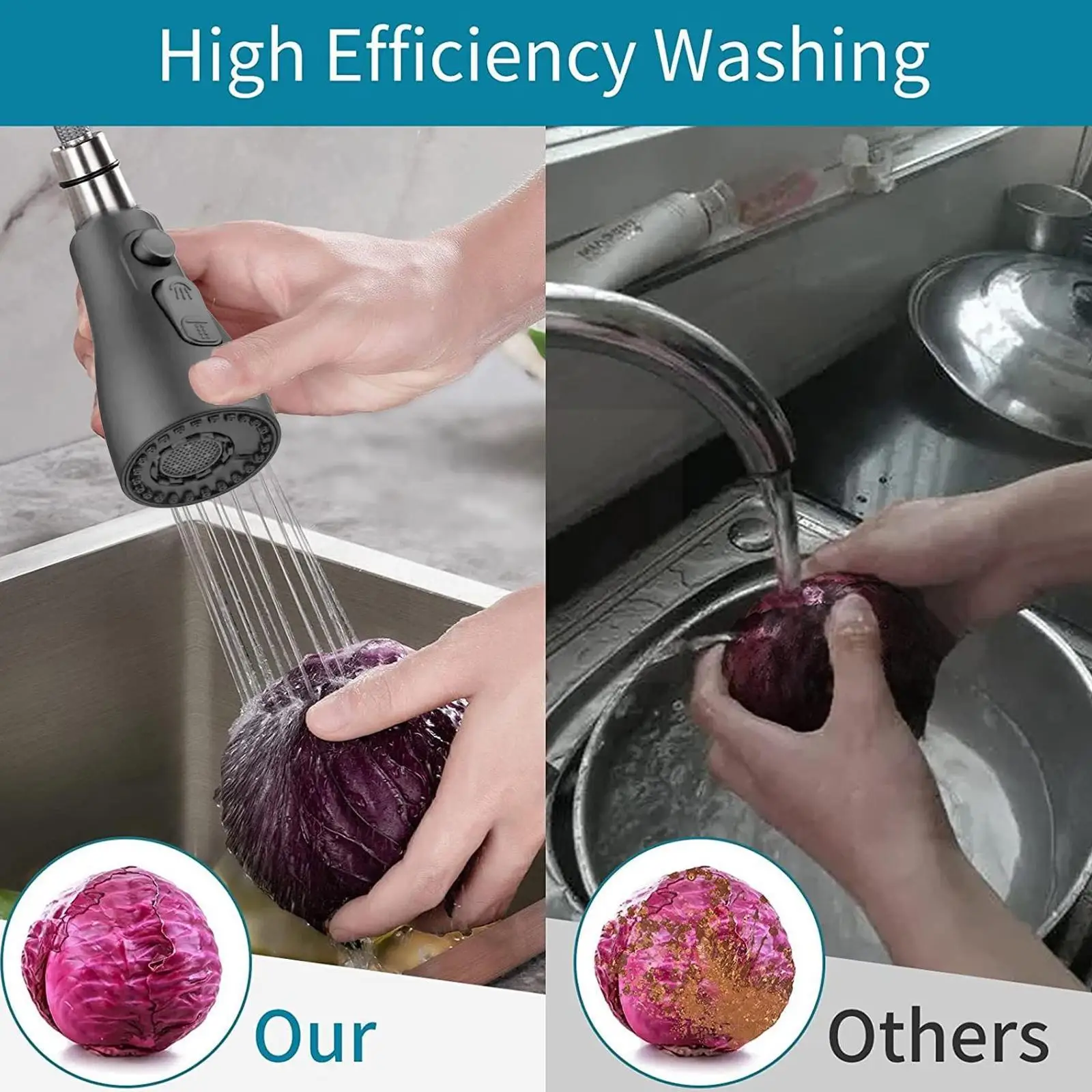 

360°rotatable Universal Splash Filter Faucet Sprayer Bathroom Kitchen Faucet Extender A8l3 Nozzle Adapter Tap Flexible E3t1