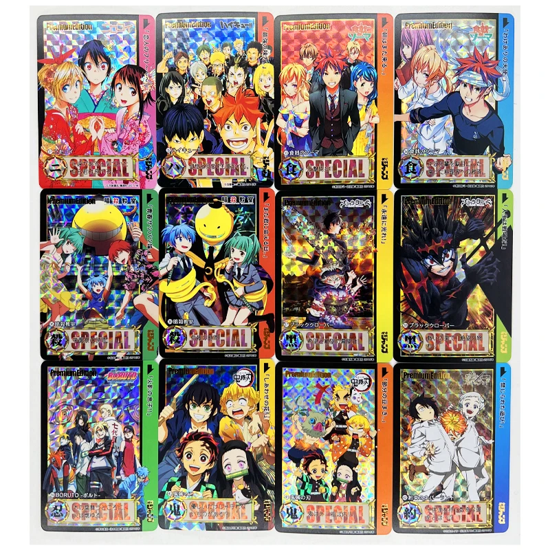 54pcs/set Jump No.2 Dragon Ball NARUTO ONE PIECE Saint Seiya BLEACH Toys Hobbies Hobby Collectibles Game Collection Anime Cards