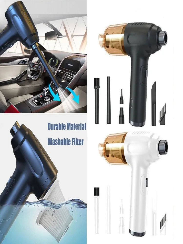 

Портативный автомобильный пылесос 2 в 1 беспроводной ручной пылесос для автомобиля Мощное всасывание пылесос и воздуходувка