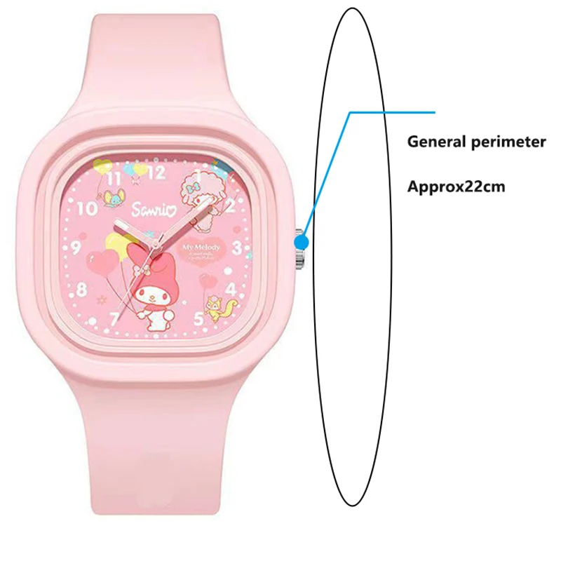Милые детские часы Sanrio-высококачественные силиконовые наручные часы-мягкие и