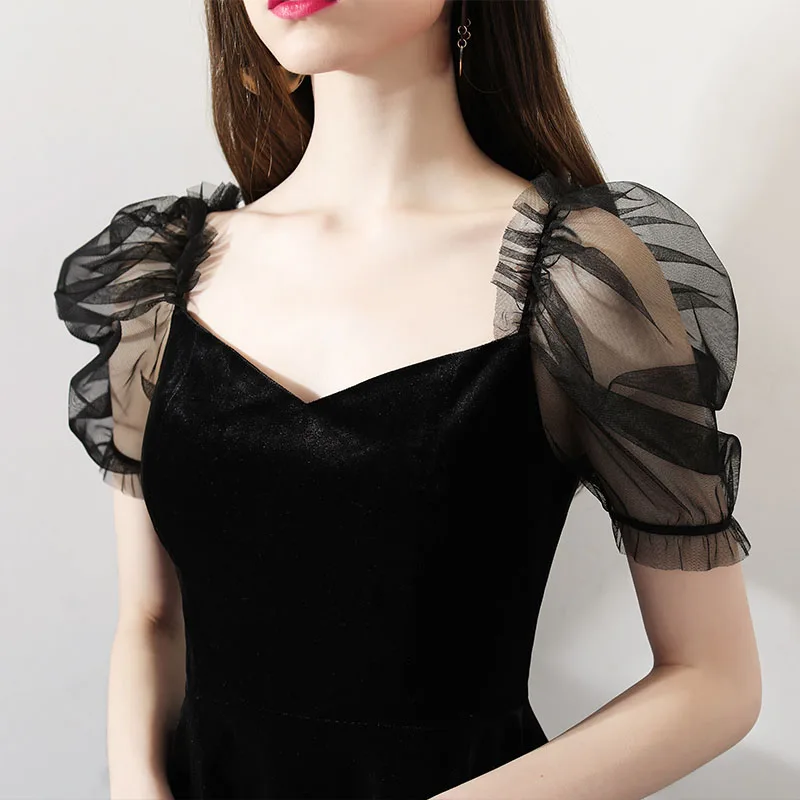DongCMY Vestidos Para Mujer Elegantes Fiesta Herben-стиль Банкетное короткое вечернее платье Простое
