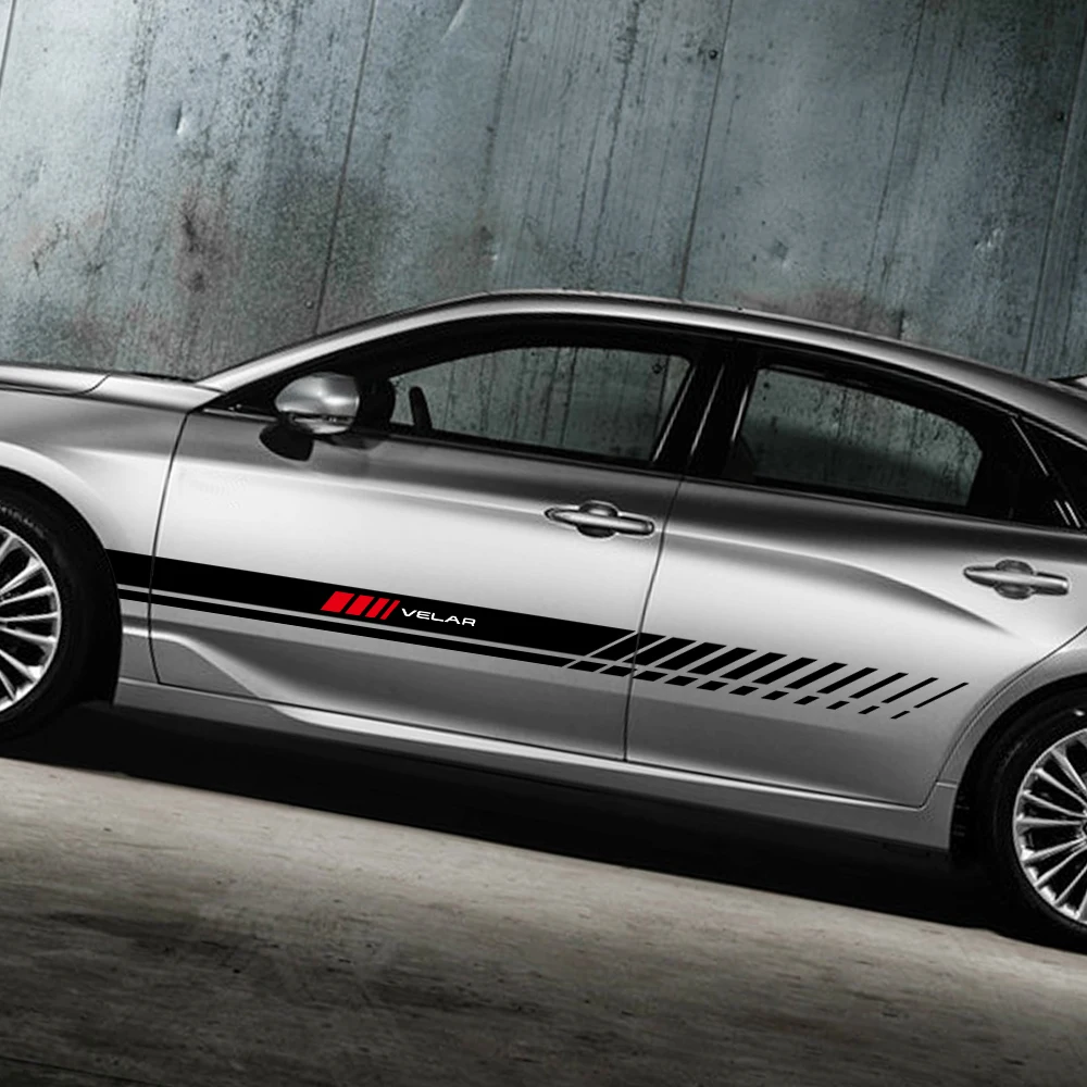 Наклейки на боковые кузовы автомобиля гоночные полосы универсальные наклейки