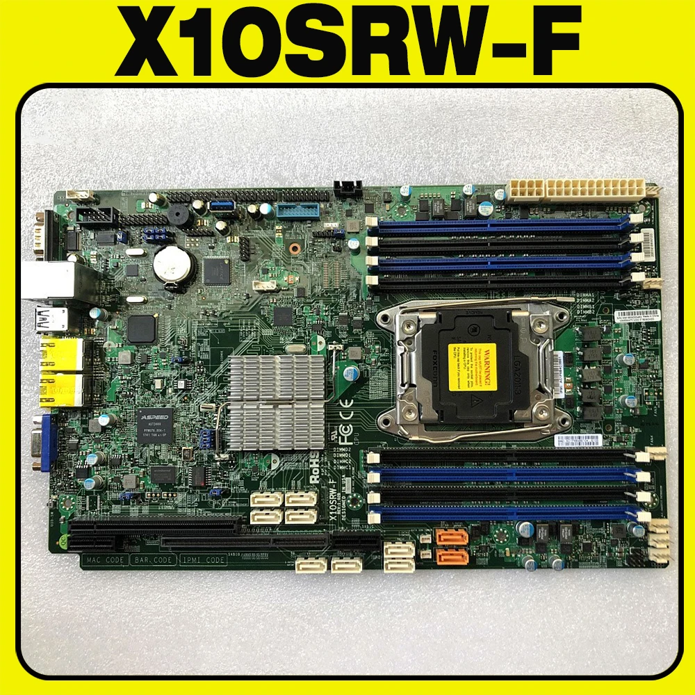 X10SRW-F для серверной материнской платы Supermicro процессор Xeon E5-2600/E5-1600 v4/v3 семейства LGA