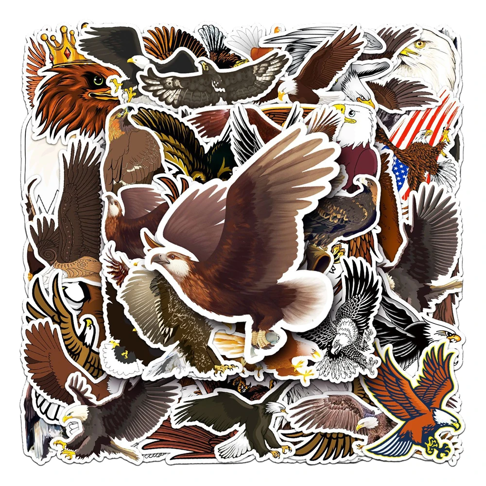 

10/30/50PCS Cartoon Raptor Eagle Vulture Creative Graffiti Sticker Bicycle Scooter Helmet Laptop Computer Wholesale