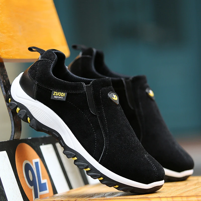 Men Casual Shoes Breathable Outdoor Sneakers Lightweight Walking Autumn Spring Loafers Slip On Dad Size 39-48 |