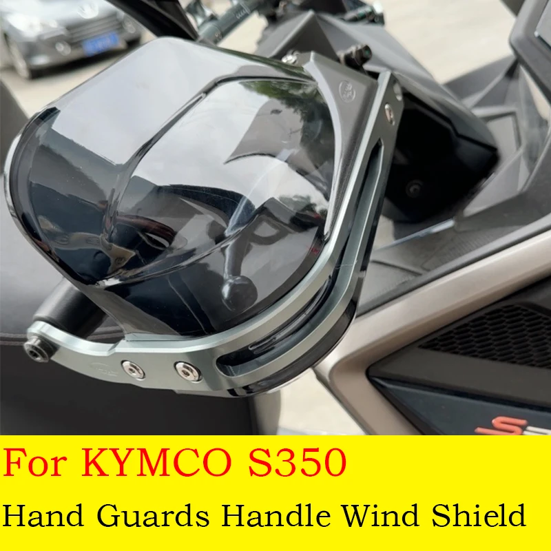 

For KYMCO S350 S250 S400 Handguards Aluminum Motorcycle Hand Guard Protection Handle Windshield Protector Accessories 2023 2022