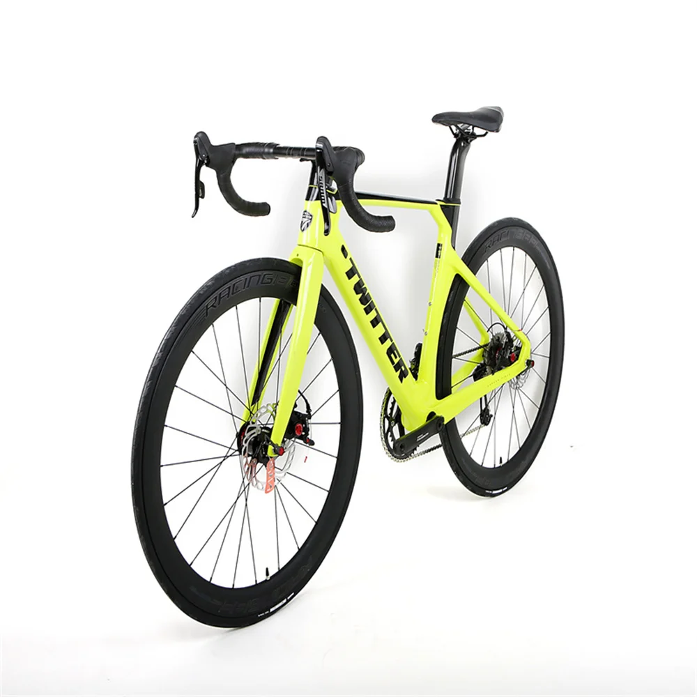 

TWITTER Carbon Road Bike R5 RIVAL-22S Disc Brake Gravel Bike with Carbon Wheels bicicleta gravel bike carbon bicycle bikes men