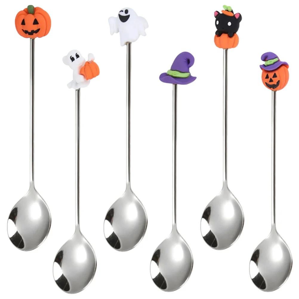 Серебряная посуда соус ложка для ужина на Хэллоуин шляпа ведьмы
