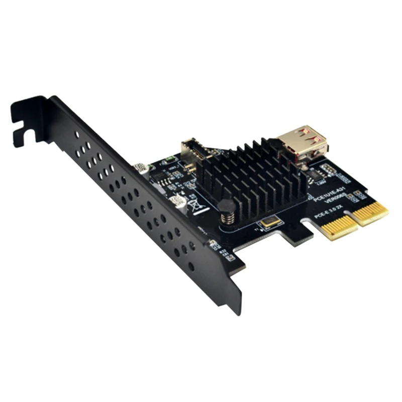 

High-Speed Transmission USB3.1 Front Type-E Expansion Card Type-C Positive and Negative Plug for ASM3142 Transfer 10Gbps
