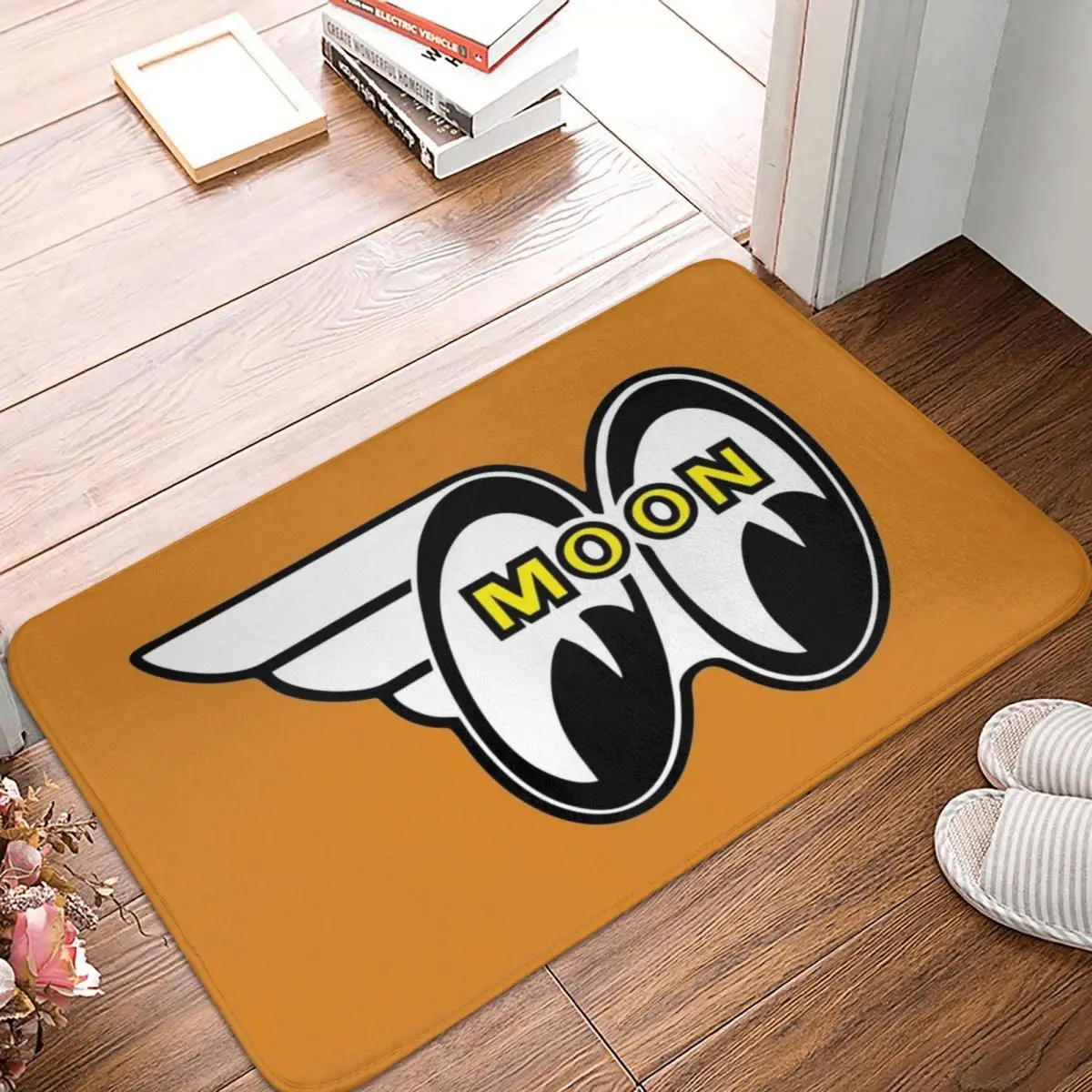 

Custom Culture Moon Japan Bath Door Mat Logo Rug Carpet Decor Entrance Living Room Home Kitchen Bedroom Removal Cocina