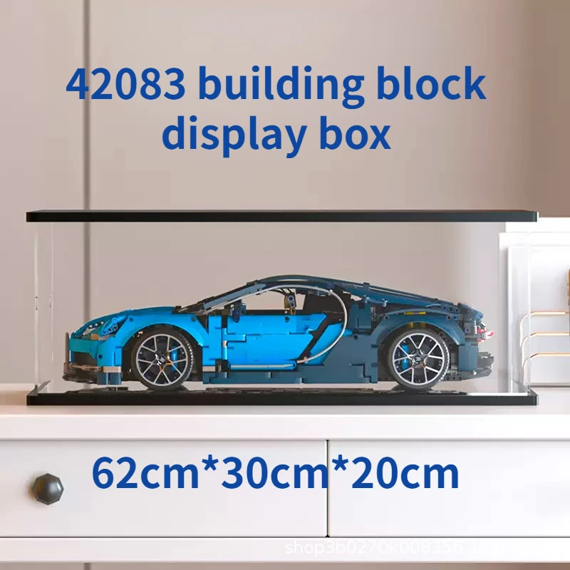 

42083 Acrylic Display Building Block Display Box Dustproof HD Display Box Building Block 42083 Car Display Box(62 * 30 * 20cm）