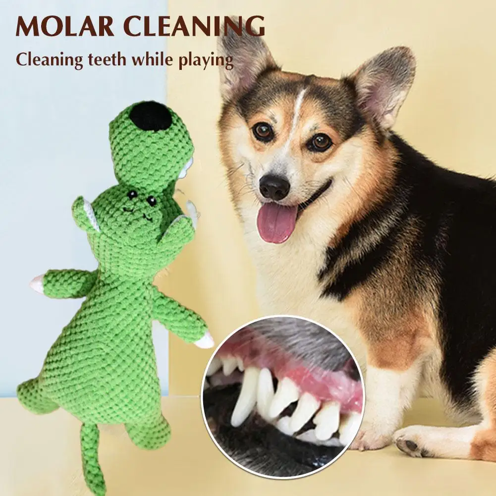 

1PCS Plush Dog Toys Squeaky Pet Toys for Dogs Cats Bite Resistant Interactive Dog Teeth Cleaning Chew Toys Pet Supplies P0I5