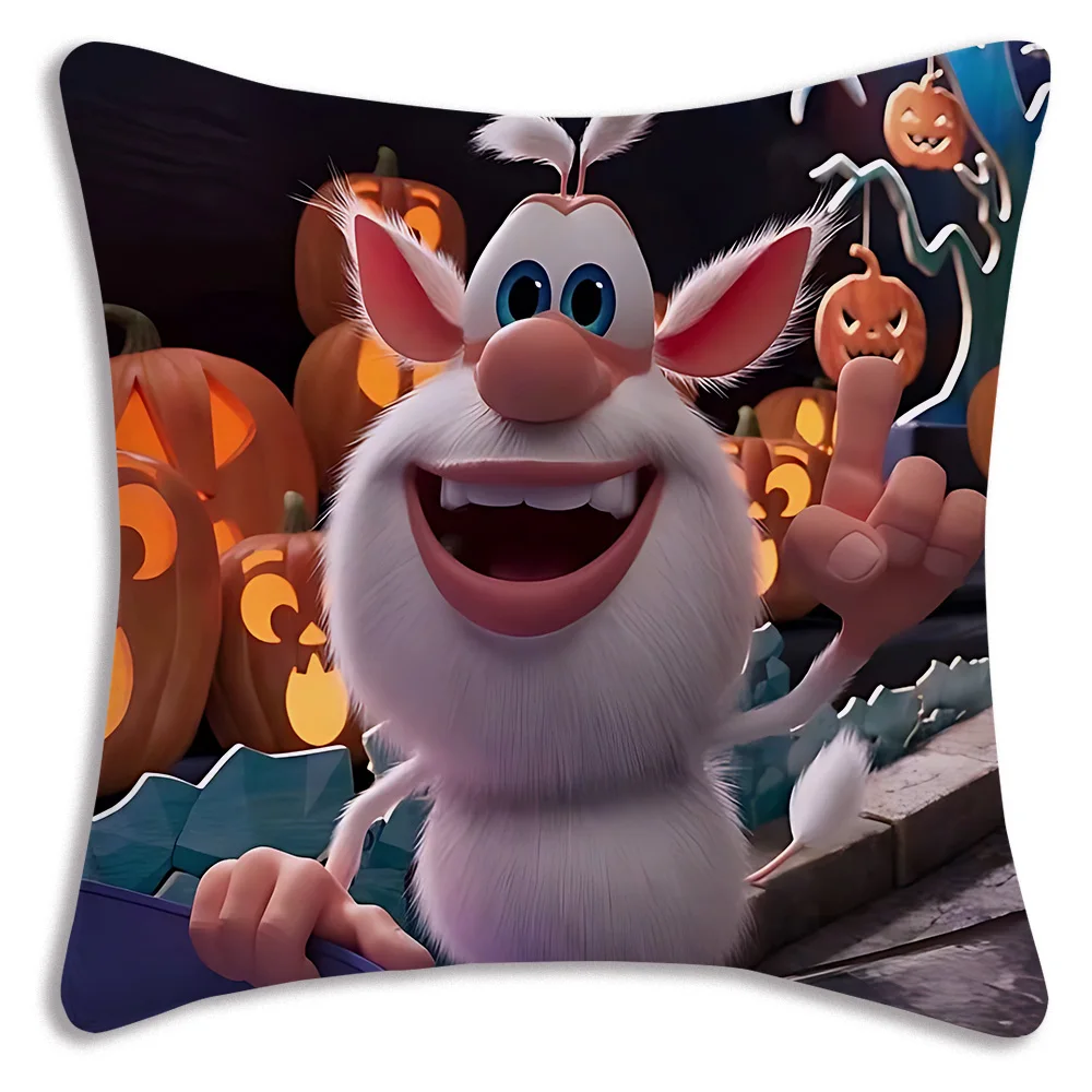 New Boobas Animation For Kids Cushion Cover Print Anime Cartoon Floor Pillow Case Cool Pillowcase Home Decoration