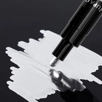 1 3 mm mirror chrome marker pen metal pen reflective paint pen gundam plastic model silver electroplating pen metallic marker