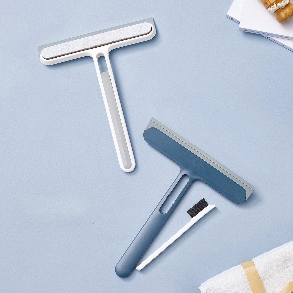 Силиконовый стеклоочиститель щетка для чистки окон очиститель зеркал в ванной