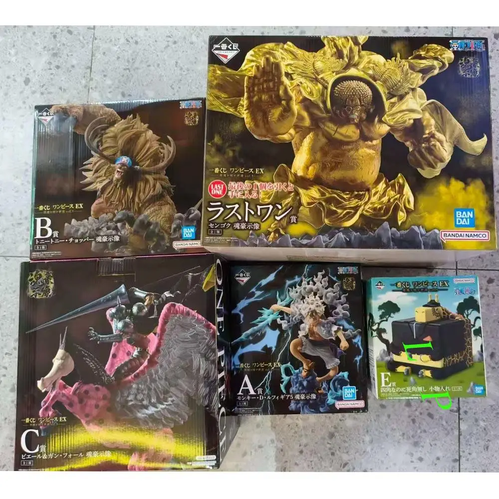 Фото В наличии Оригинальная фигурка BANDAI Ichiban Lottery One Piece EX «Те, кто сдерживает демонов», том 3, аниме-модель, подлинная, в коробке №1